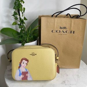 Disney X Coach Mini Camera Bag With Belle